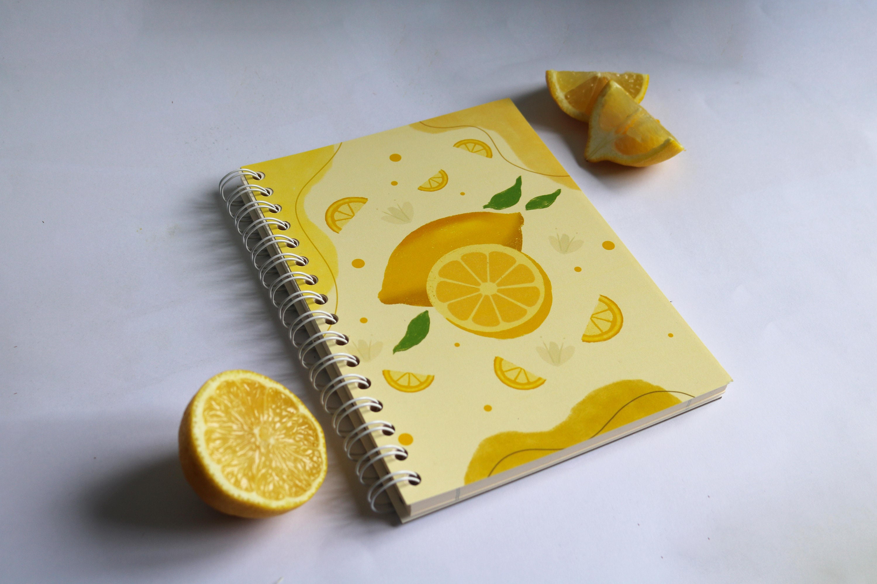 Lemon SCENTED A5 NOTEBOOK luxury aromatherapy JOURNAL Etsy