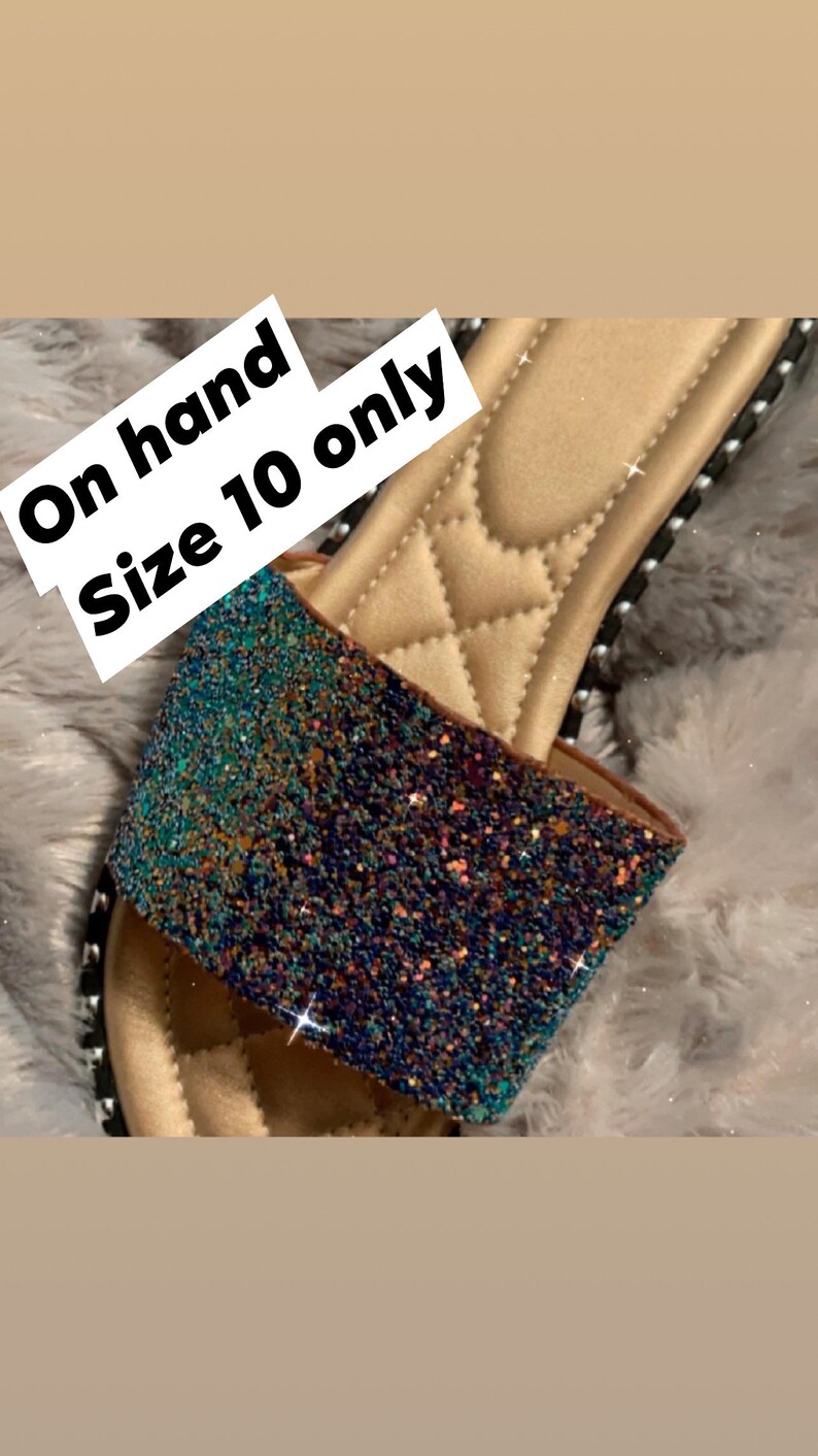 Glitter sandals Glitter sandals