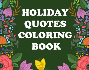Hilarious Holidays: 40 Authentic Coloring Pages - | Adult Humor (Printable PDF Download)