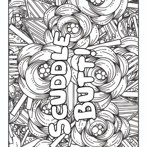 Swear-Word Alternatives: Adult Coloring Book | Adult Humor