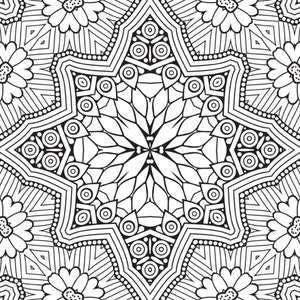 Disegni da colorare di mandala magici - 25 disegni stampabili per un pacchetto di auto-espressione piena di sentimento 10