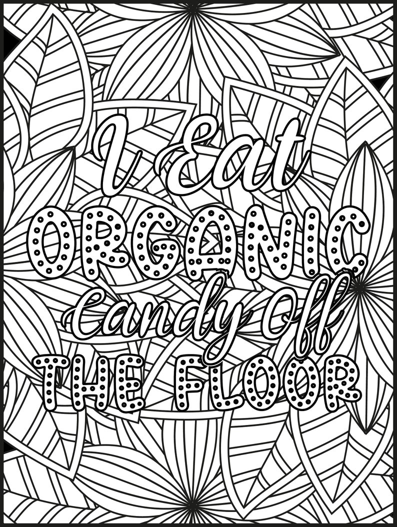 Cute but Psycho Adult Coloring Pages Instant Download - Etsy