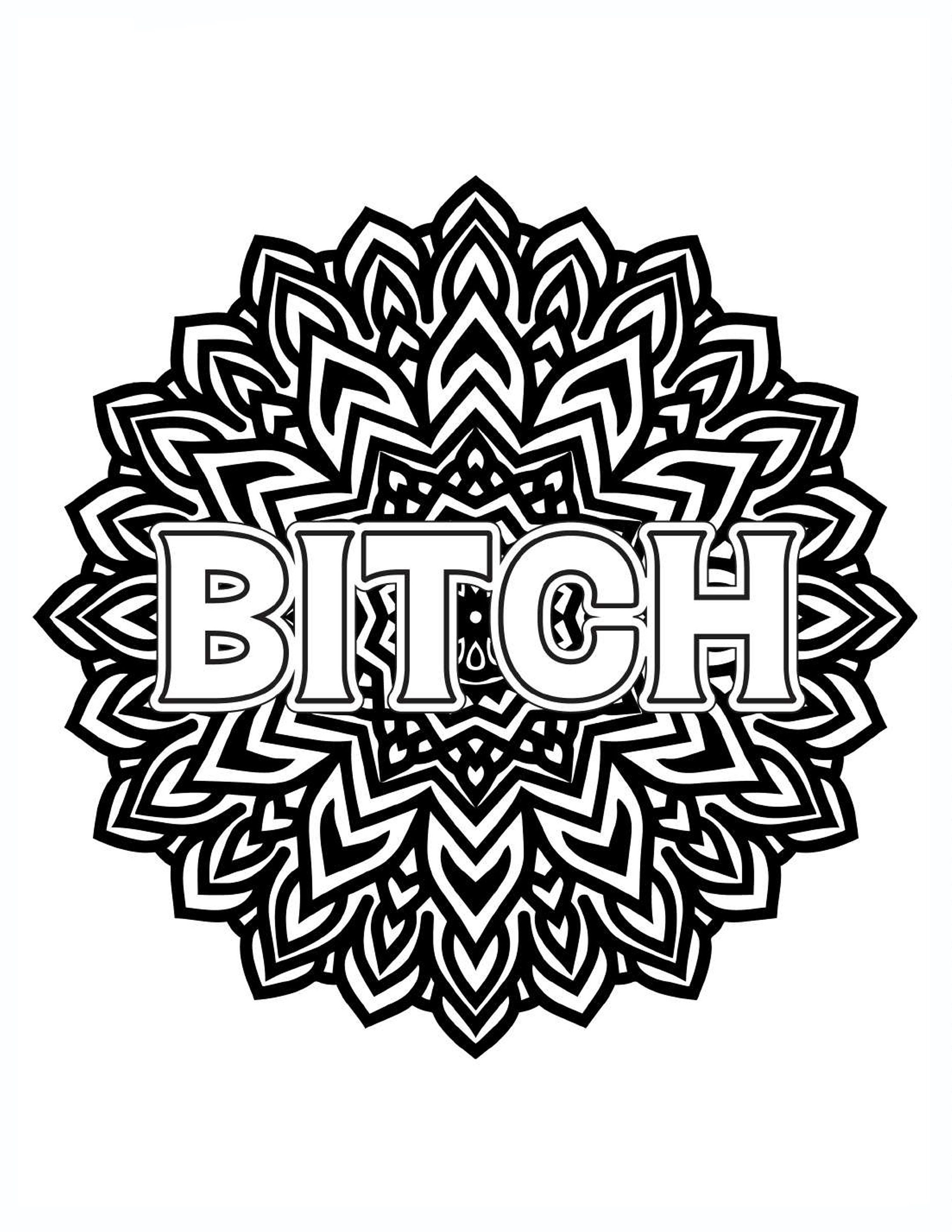 The Best Swear Words Coloring Book Etsy