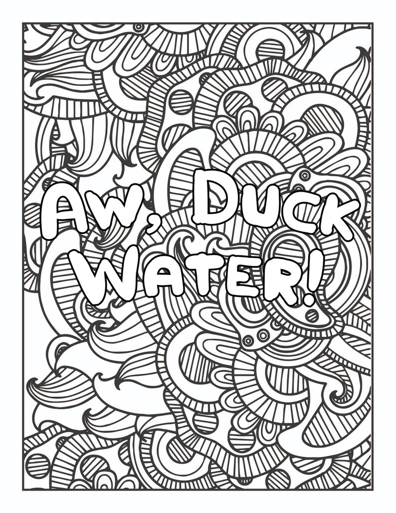 100 Adult Coloring Pages by GBN Publishing Club. Adult Humor | Adult Coloring Books image 8