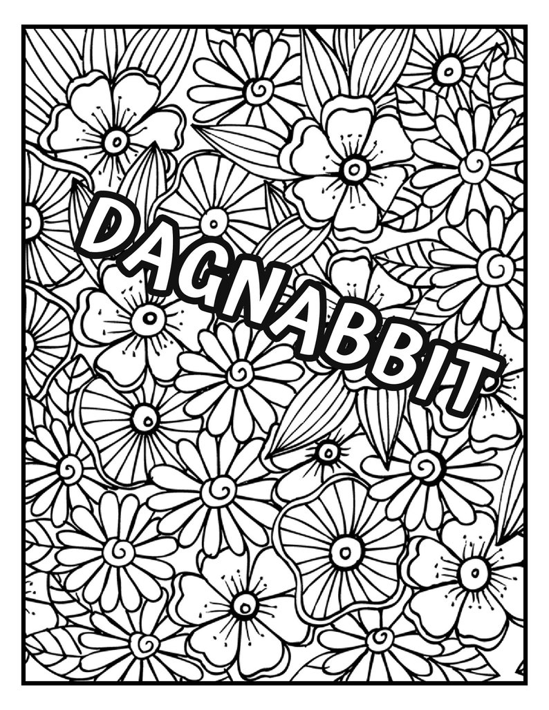 100 Adult Coloring Pages by GBN Publishing Club. Adult Humor | Adult Coloring Books image 5