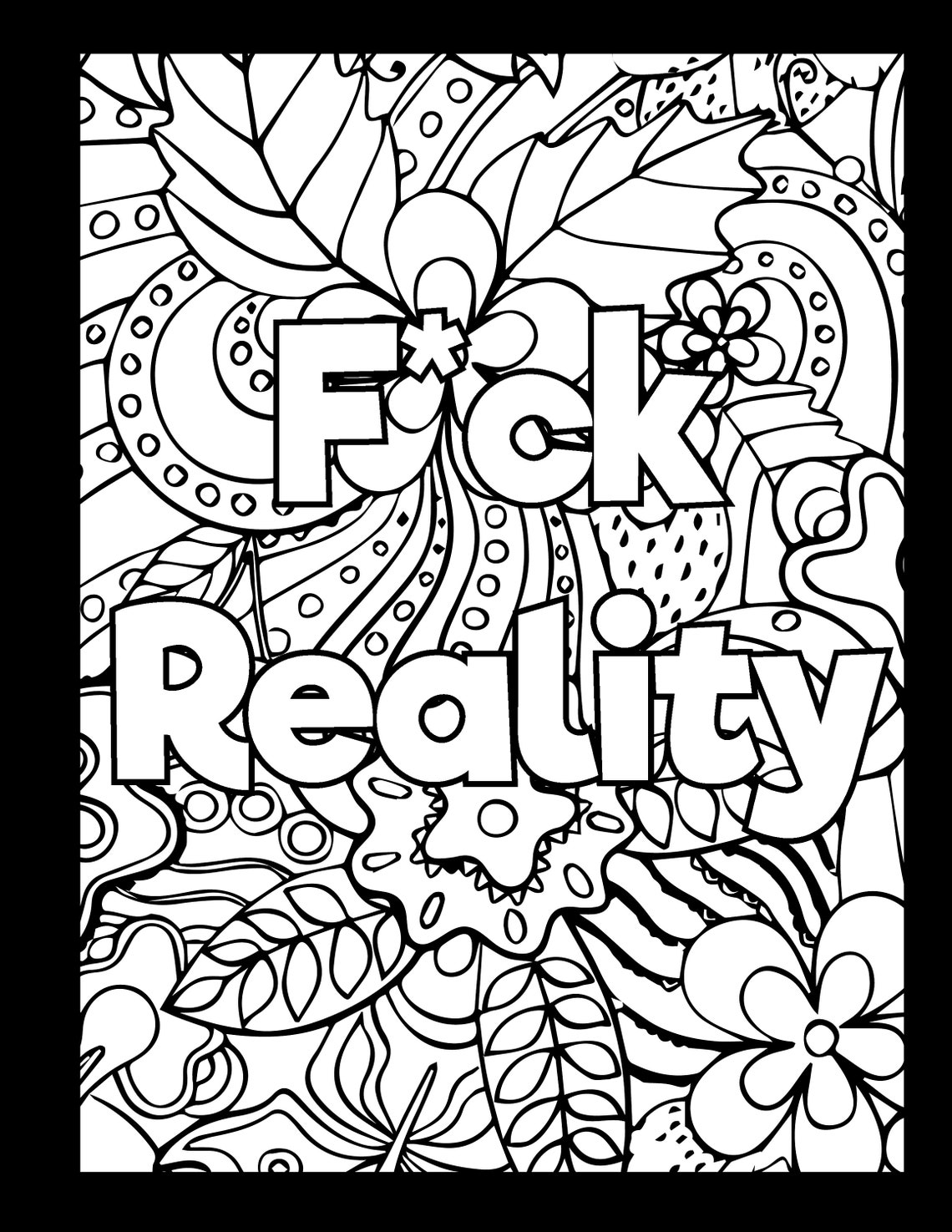 Printable Adult Coloring Pagesprintable PDF Download - Etsy