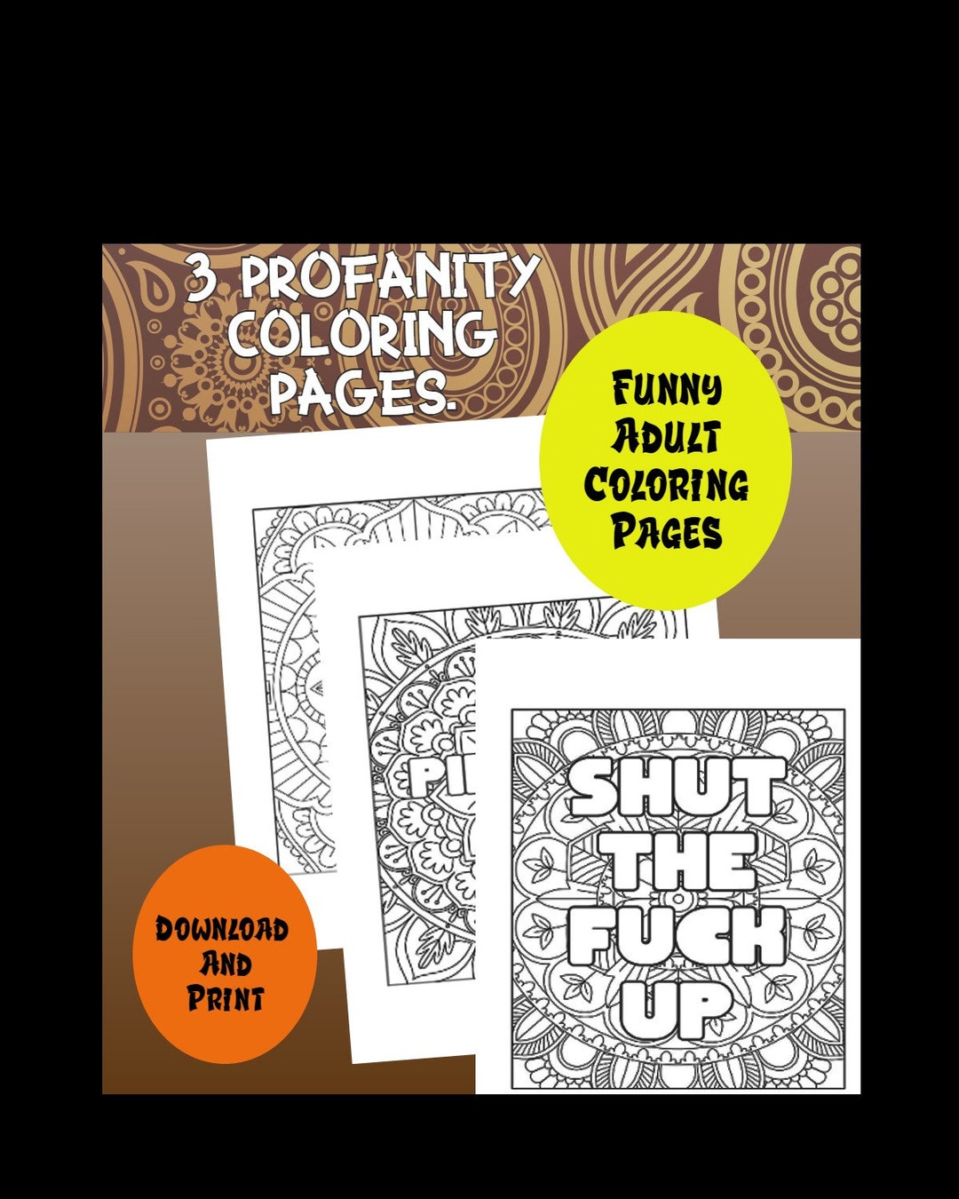 3 Profanity Coloring Print Ready - Il 1080xN.3539460372 30fe 