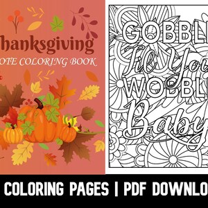 40 Thanksgiving coloring pages, hysterically humorous, by GBN Publishing Club | Adult Coloring Book | Adult Humor | Printable PDF Download
