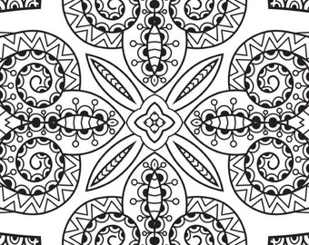 25 Printable Mandala Coloring Pages Bundle 5