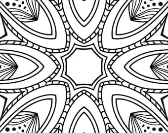 25 Printable Mandala Coloring Pages Bundle 3