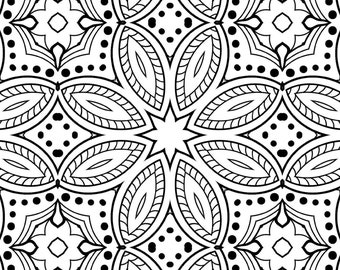 25 Printable Mandala Coloring Pages Bundle 7