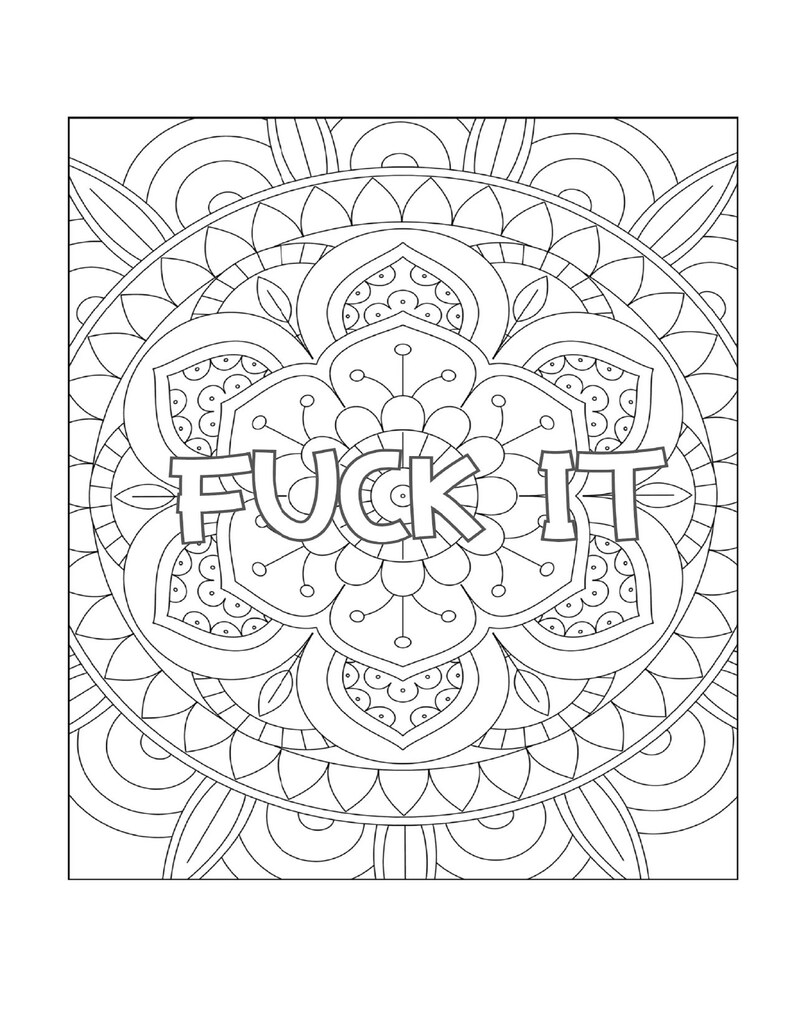 Things I Want To Say At Work But Can t Adult Coloring Etsy