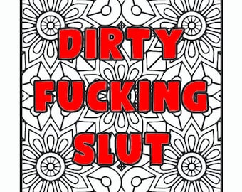 Swear Word Coloring Page For Adults | Adult Humor (Printable, PDF Download)