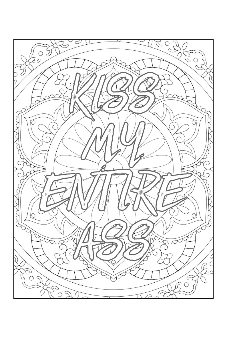 Adult Profanity Coloring Book by GBN Publishing Club | Adult Coloring ...