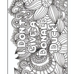 Swear-Word Alternatives: Adult Coloring Book | Adult Humor