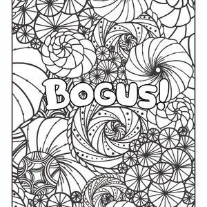 Bogus: Adult Coloring Page | Adult Humor