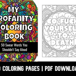 Sex Swear Word Coloring Book For Adults: Funny Gift Sexual Fantasy  (Paperback)