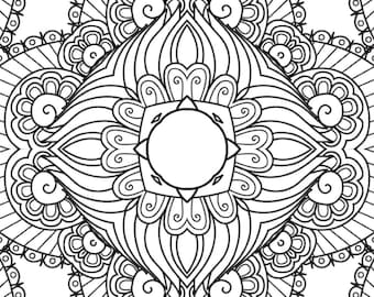 25 Printable Mandala Coloring Pages Bundle 2