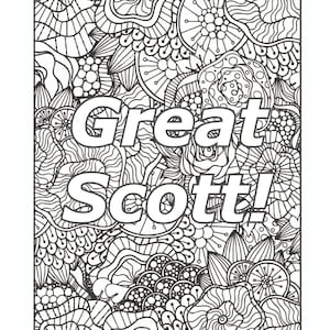 Swear-Word Alternatives: Adult Coloring Book | Adult Humor