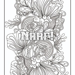 Narf: Adult Coloring Page | Adult Humor