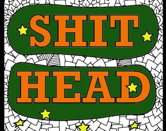 Swear Word Coloring Page For Adults | Adult Humor (Printable, PDF Download)