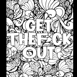 Printable Adult Coloring Pagesprintable PDF Download - Etsy