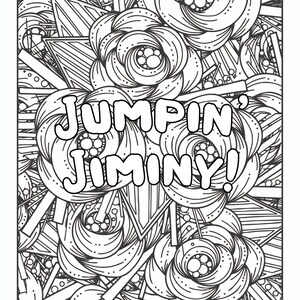 Swear-Word Alternatives: Adult Coloring Book | Adult Humor