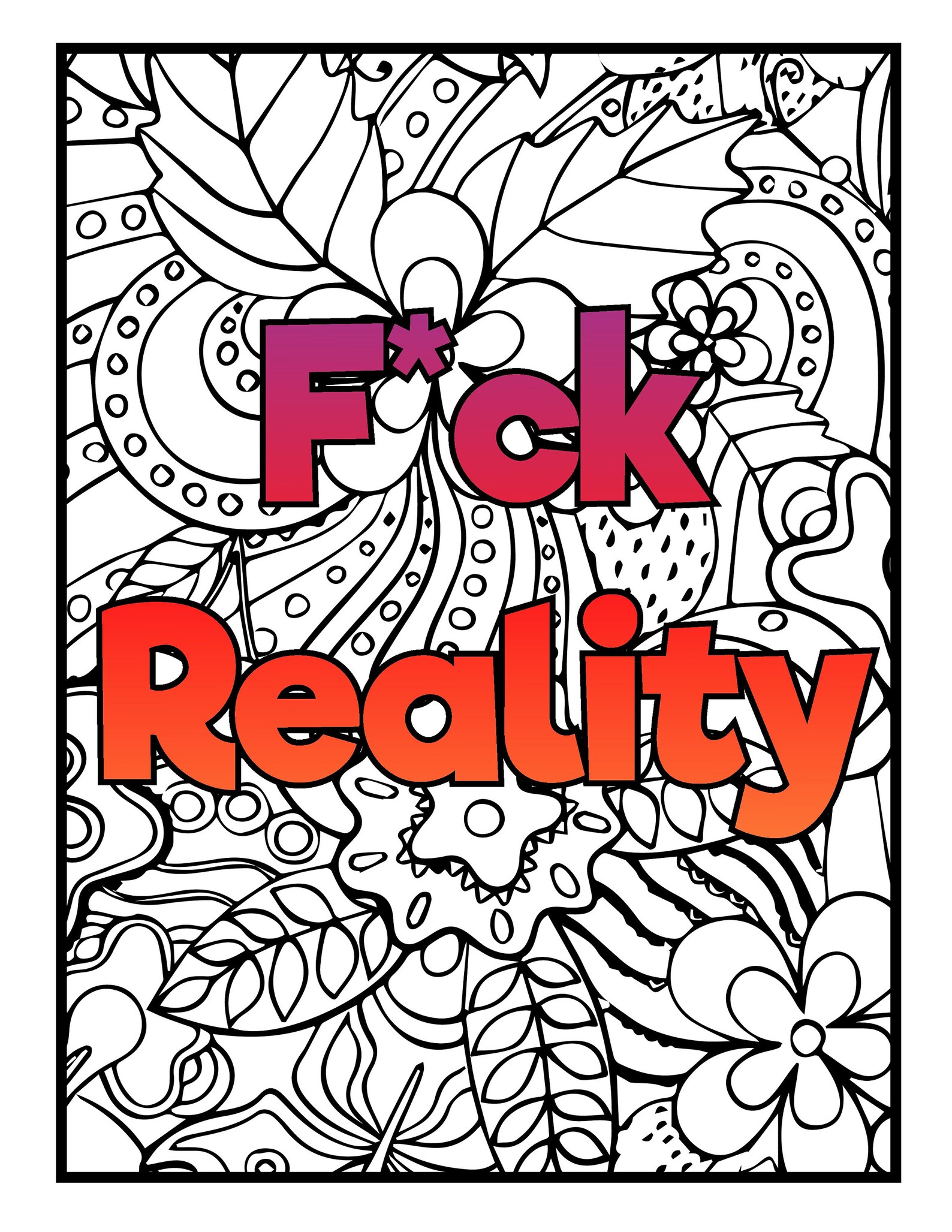 Printable Adult Coloring Pagesprintable PDF Download - Etsy
