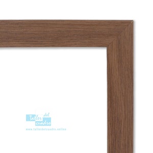 Frame voor foto, poster, puzzel, diploma, vel... Gemaakt van grenenhout en 2 mm methacrylaatglas en 2,5 mm MDF-plaat | 2682 serie