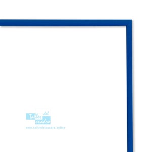 Aangepast aluminium frame met 2 mm methacrylaatglas en 2,5 mm mdf-plaat. Ideaal voor foto, poster, diploma,... | 2690 Deel II Serie