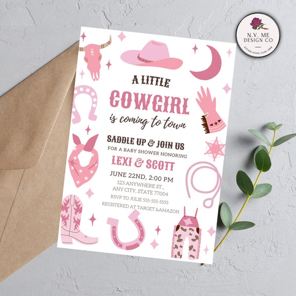 Cowgirl Baby Shower Etsy