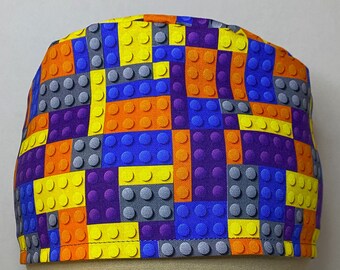 Gorro quirúrgico Building Blocks: Gorro de algodón para el sector sanitario