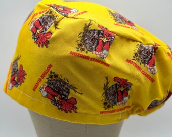 Mother Clucker Euro Scrub Cap: Cotton Surgical Hat