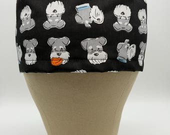 Gorro quirúrgico de Schnauzer, gorro quirúrgico, gorro quirúrgico, gorro quirúrgico, gorro quirúrgico para cachorros, gorro quirúrgico para cachorros