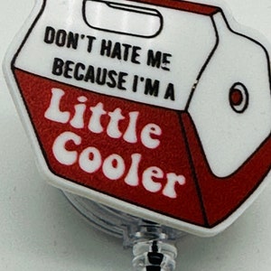 Shop Exclusive: Little Cooler Badge Reel, Badge Reel, Medical Worker, Medical Worker Accesories, Fun Badge Reel, Funny Badge Reel