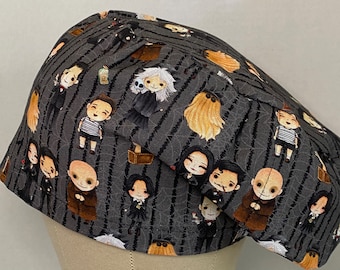 SCRUB CAPS: The Family Euro Style Scrub Cap, Euro Style Scrub Cap, SCrub Cap, Scrub Hat, Cotton Scrub Cap, Surgical Scrub Cap, Healthcare