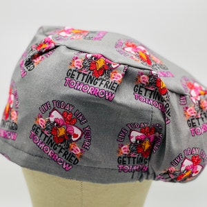 Shop Exclusive: Live Today Euro Style Scrub Cap, Scrub Cap, Scrub Hat, Surgical Scrub Cap, Healthcare Worker, Scrub Life
