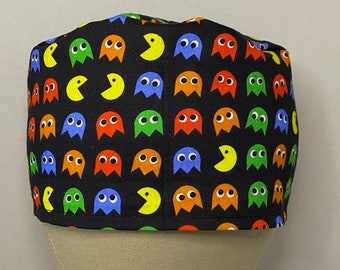 SCRUB CAPS: Video Game  Scrub Cap, Surgical Scrub Cap, Fun Scrub Cap, Foodservice, Healthcare Worker, Tech Scrub Cap