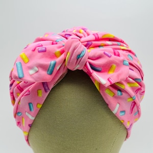 Stretchy Scrub Cap: Sprinkles Stretchy Scrub Cap, Healthcare Worker, Scrub Cap, Scrub Hat, Medical Worker, Surgical Cap, Soft Scrub Cap