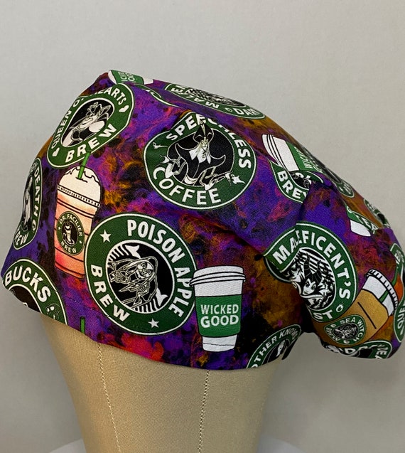 SCRUB CAPS Villains Euro Style Scrub Cap Scrub Cap Scrub Etsy