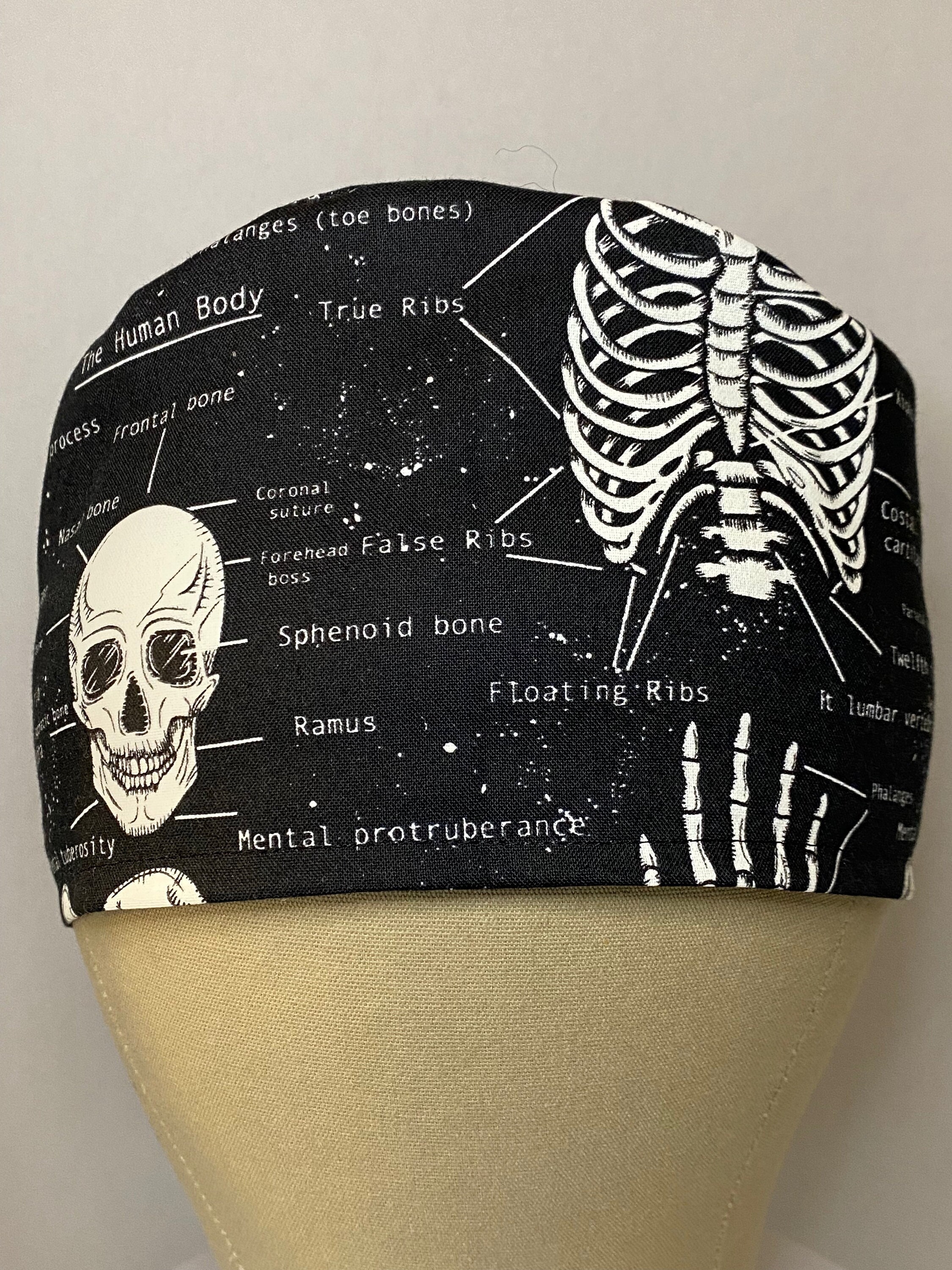 SCRUB CAP Skeleton Glow in the Dark Scrub Cap Ortho Scrub Etsy