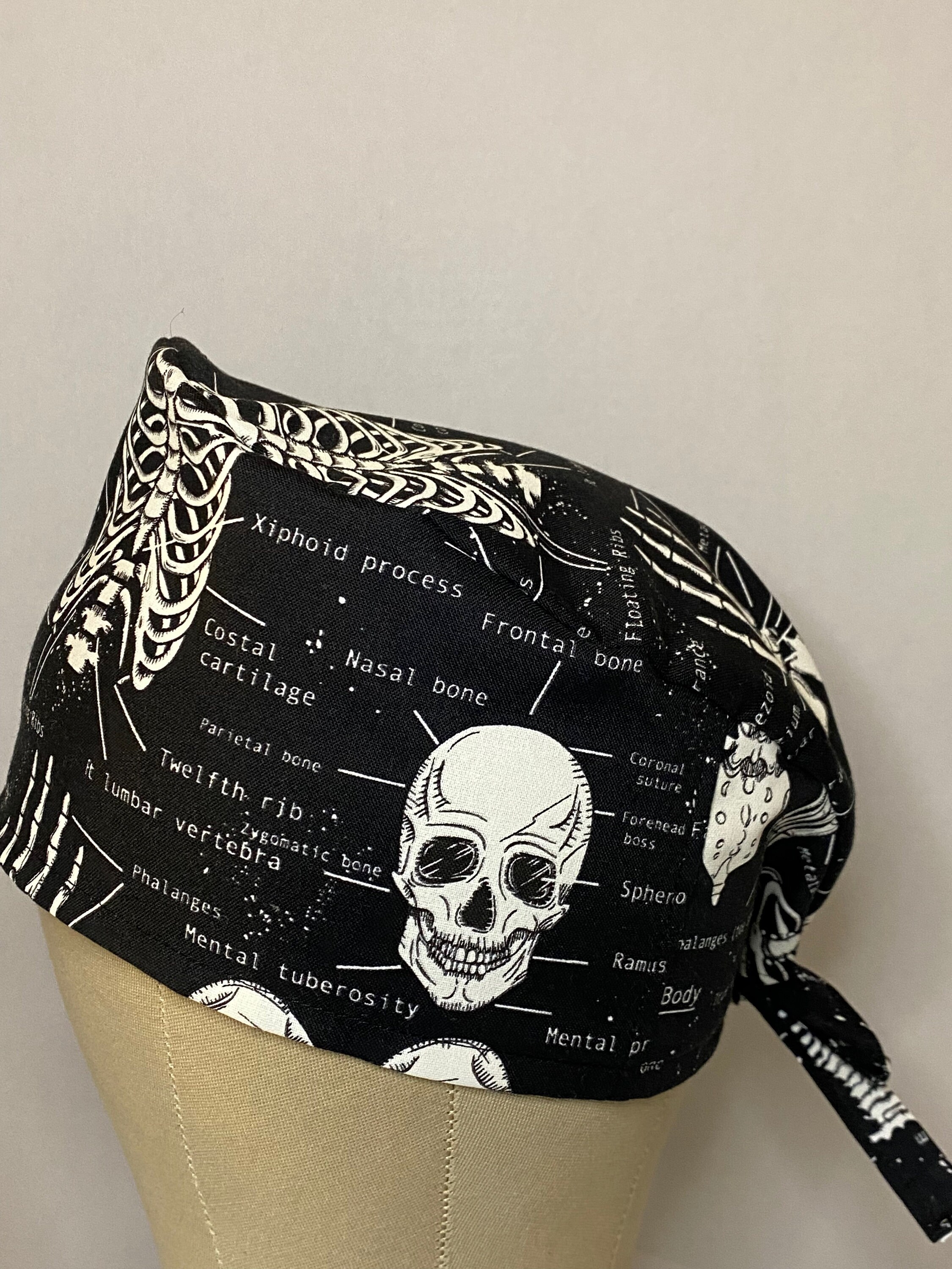 SCRUB CAP Skeleton Glow in the Dark Scrub Cap Ortho Scrub Etsy