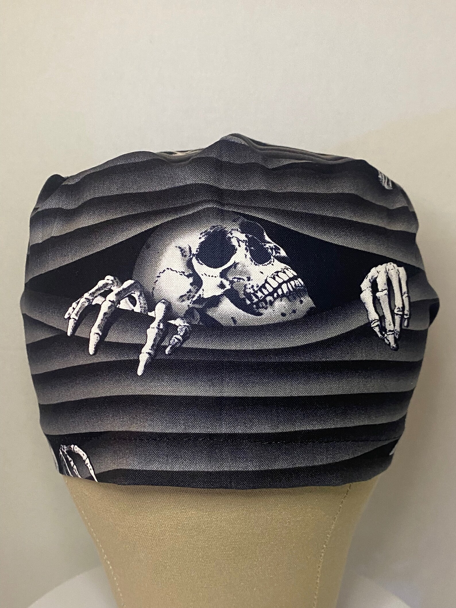 SCRUB CAPS Peeping Skeleton Scrub Cap Scrub Cap Surgical Etsy
