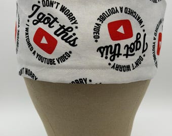 Funny Scrub Cap, FunnyScrub Hat, Scrub Cap, Scrub hat, Fun Scrub Cap , Healthcare Worker, Cotton Scrub Cap, Foodservice, Healthcare