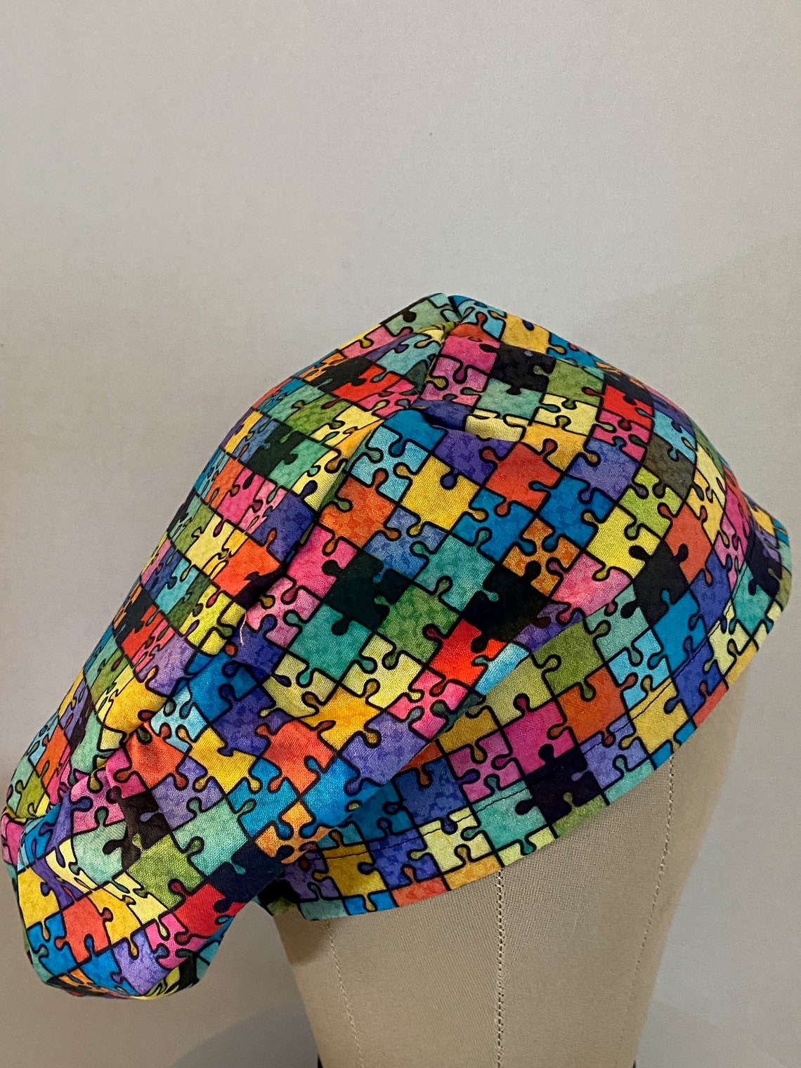 Autism Awareness Euro Style Scrub Cap Euro Style Scrub Hat Etsy