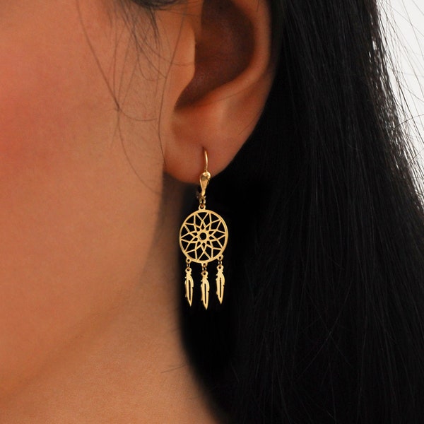 DC005 - Dream Catchers - Small Round » The Unusual Earring Co