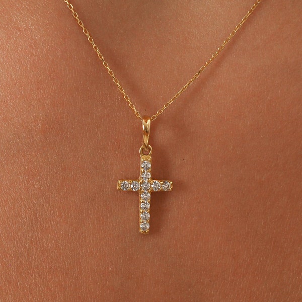 Baby girl cross necklace clearance