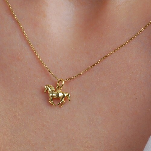 Prancing Horse Necklace Horse Jewelry 