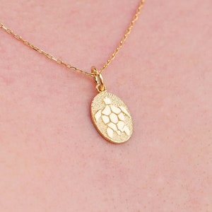 14K Gold Vermeil Turtle Necklace, Sea Turtle Necklace, Turtle Jewelry, Beach Necklace, Summer Jewelry, Turtle Gifts, Birthday Gift
