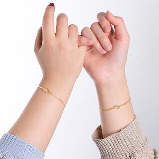 Bracciale In Oro 14K Con Perle D'Acqua Dolce | KECHO | Regalo Anniversario E Compleanno Donna | Vero Oro Massiccio 14 Carati (Lunghezza 17,8 Cm)